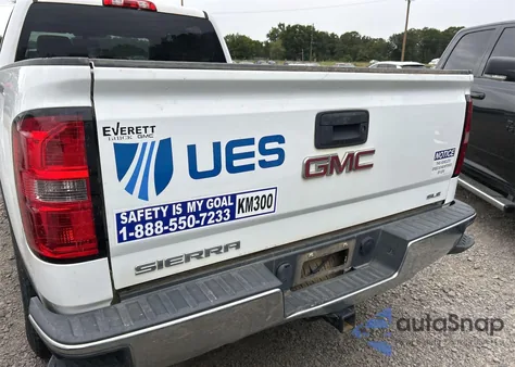 2015 GMC Sierra K1500 Sle из США, поврежденный, VIN 1GTV2UEC9FZ412934